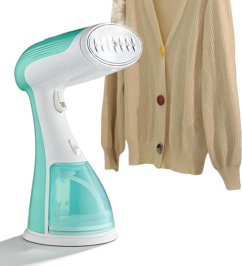 Stomer kledingstomer Handstrijkijzer reisstomer Kleding gladmaken Snel opwarmen 300 ml tank Groen