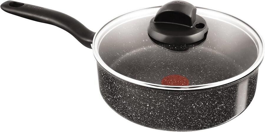 Stoofpan Aluminium Kookpan Rond Langzaam Koken Extreem Duurzame Coating 3 Liter Capaciteit Zwart