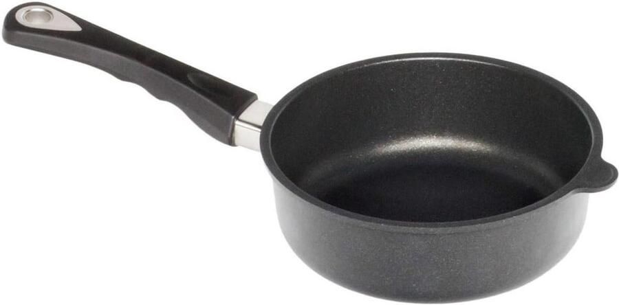 Stoofpan Gegoten Aluminium Gietijzeren Pan Langzaam Koken Snelle Verwarming Diameter 20 cm Grijs