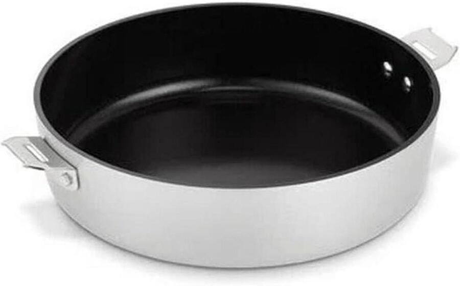 Stoofpan Hapjespan Koken en stoven Keramische antiaanbaklaag 24 cm Chroom