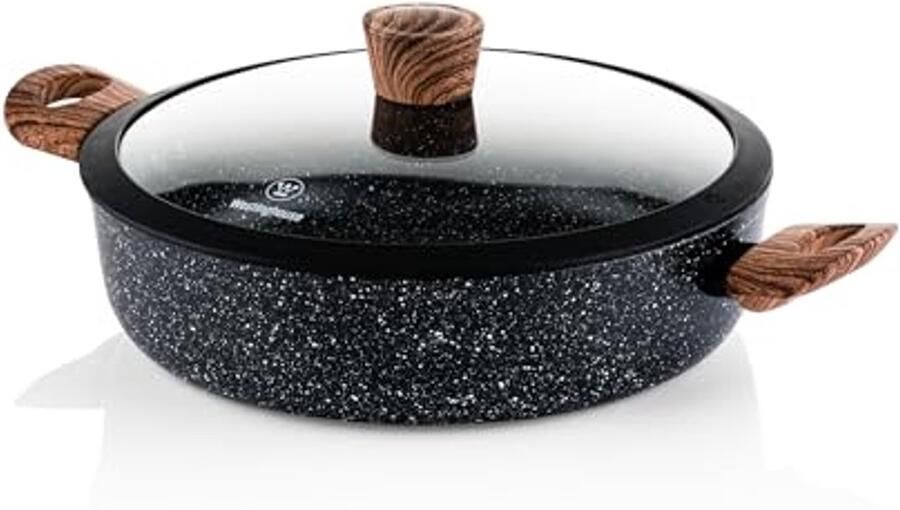 Stoofpan inductie 28 cm serveerpan met deksel Speciale editie