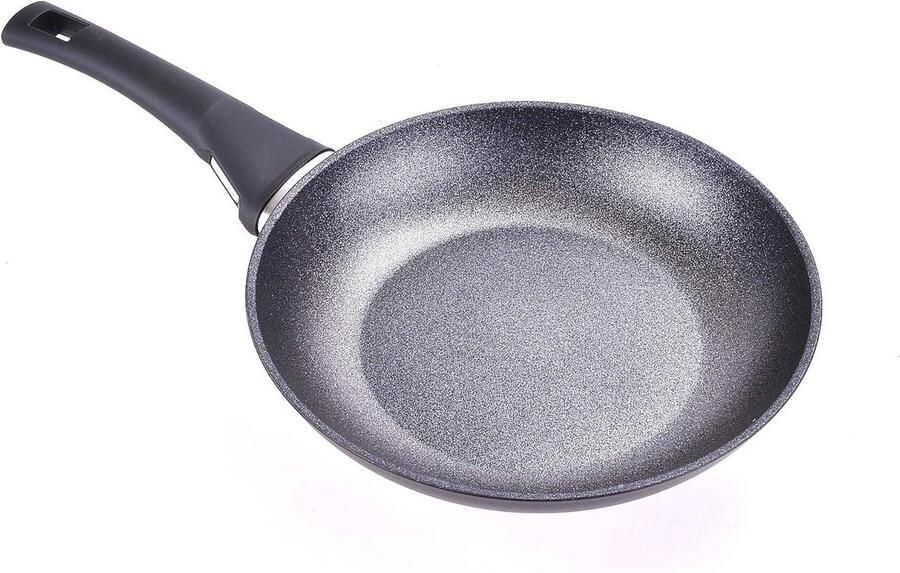 Stoofpan Kookpan Langzaam Garen Antiaanbaklaag 24 cm Zwart