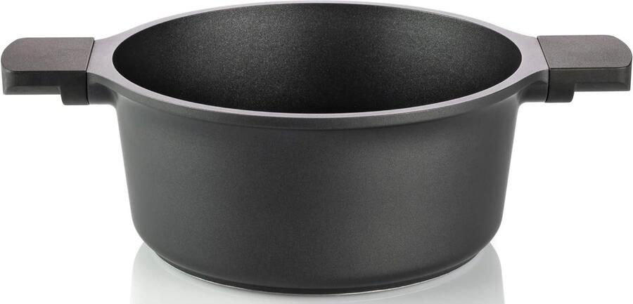 Stoofpan Kookpan Vetarm Koken Antiaanbaklaag 24 cm Zwart