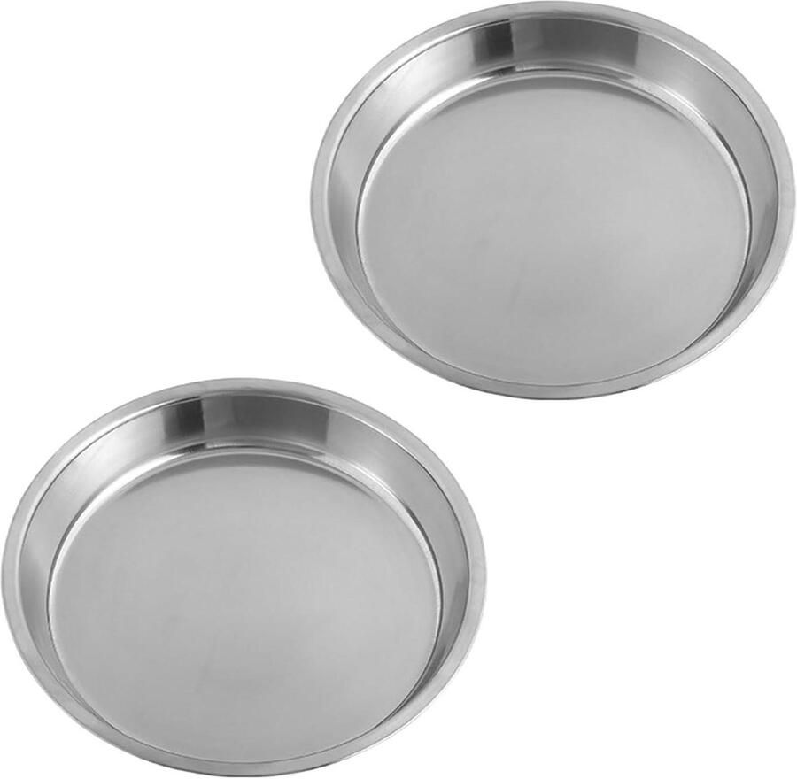 Stoom bakjes Rijstcakevormen Aziatisch koken Vaatwasmachinebestendig 24 cm Zilverkleurig