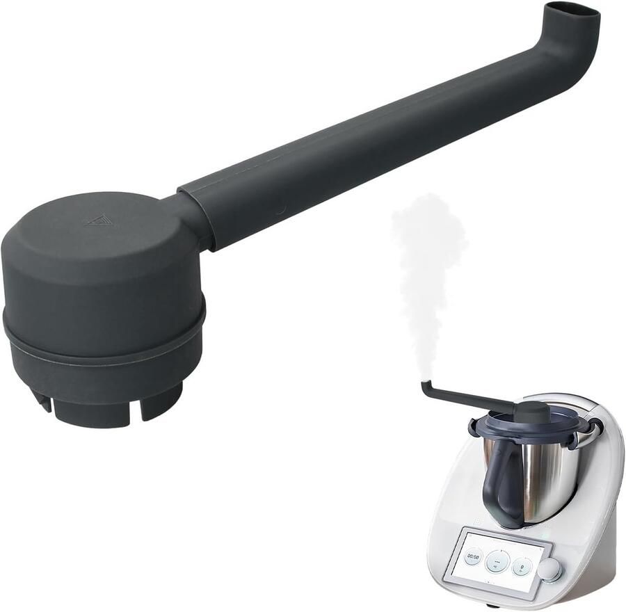 Stoomafleider voor Thermomix TM5 en TM6 Voedselveilige Accessoire voor Keukenbescherming en Spattenpreventie Ideaal voor Koken en Bereiden van Gerechten