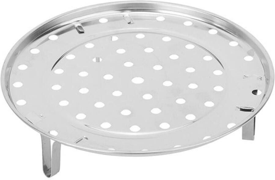 Stoombak Stoompan Gezond Koken Afneembare standaard 20 cm diameter Zilver