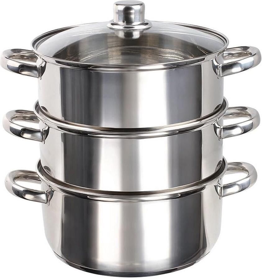 Stoomboot met antiaanbaklaag 24 cm