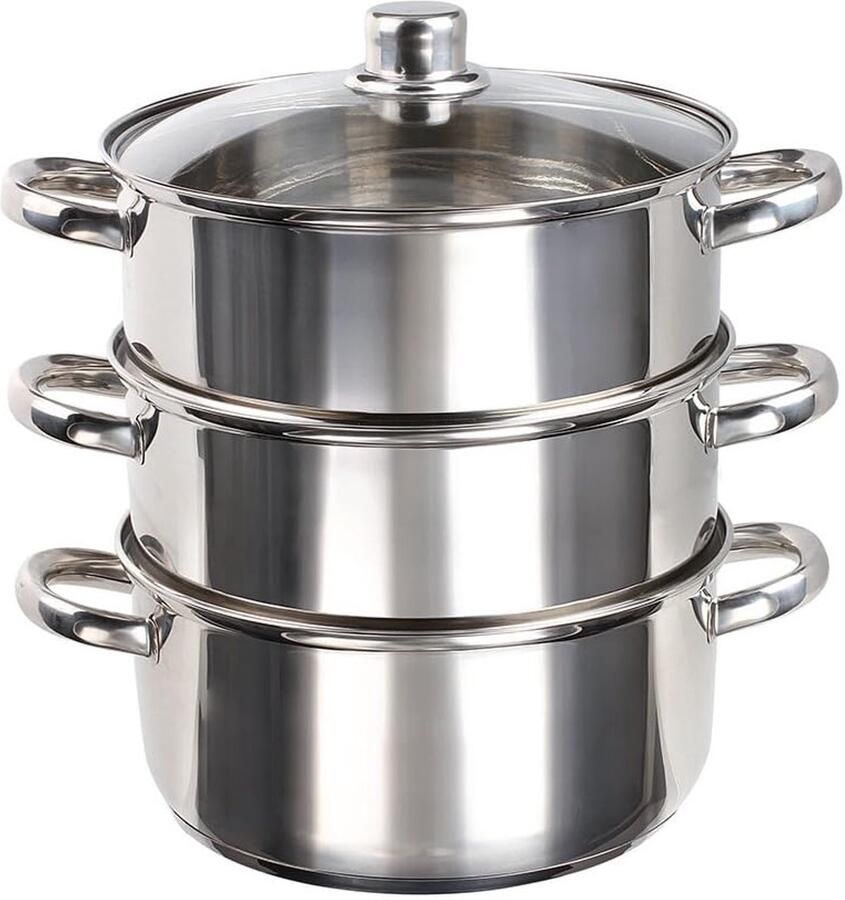 Stoomboot met antiaanbaklaag 24 cm