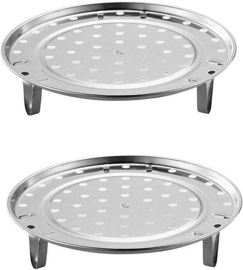 Stoomboot Rack voor Potten RVS Stoomhouder met Ondersteunende Voeten