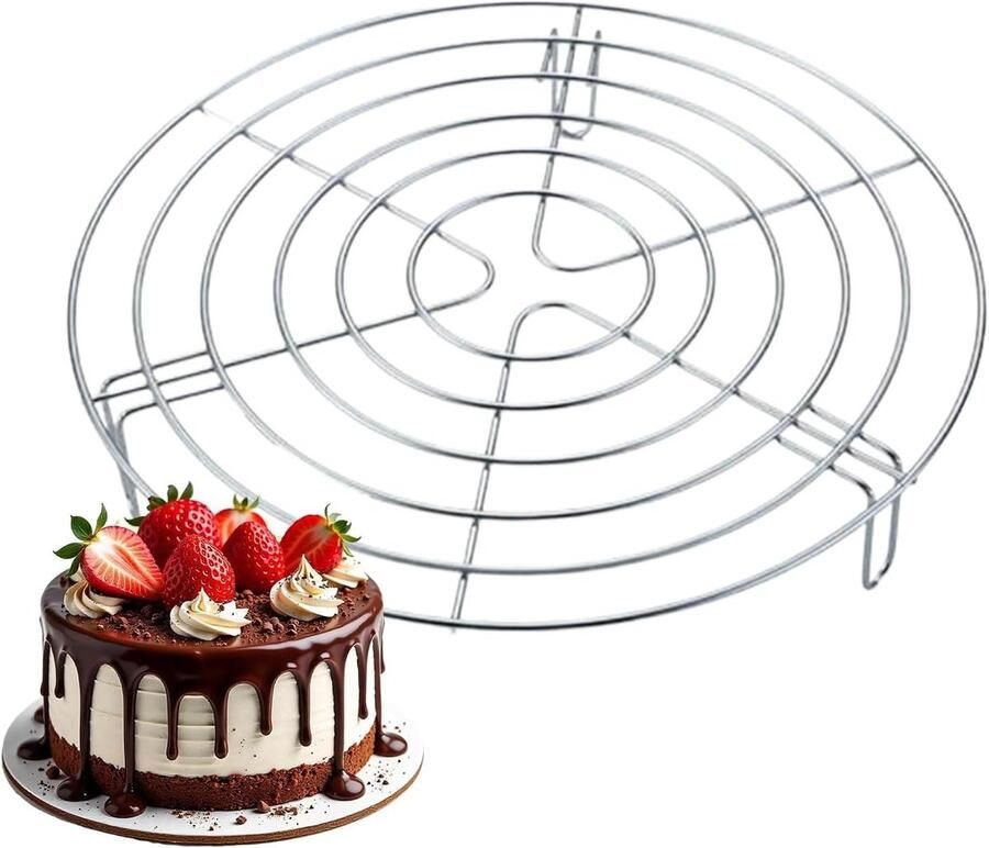 Stoomrooster RVS Afkoelrek Keuken Gelijkmatig Koken Voedselveilig Staal 275 x 55 cm Zilver