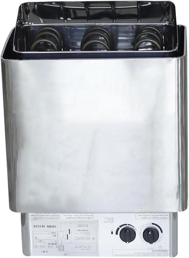 Stoomgenerator Sauna Verwarming Oven Ontspanning Thuis Snelle Verwarming 4.5kw Zilver