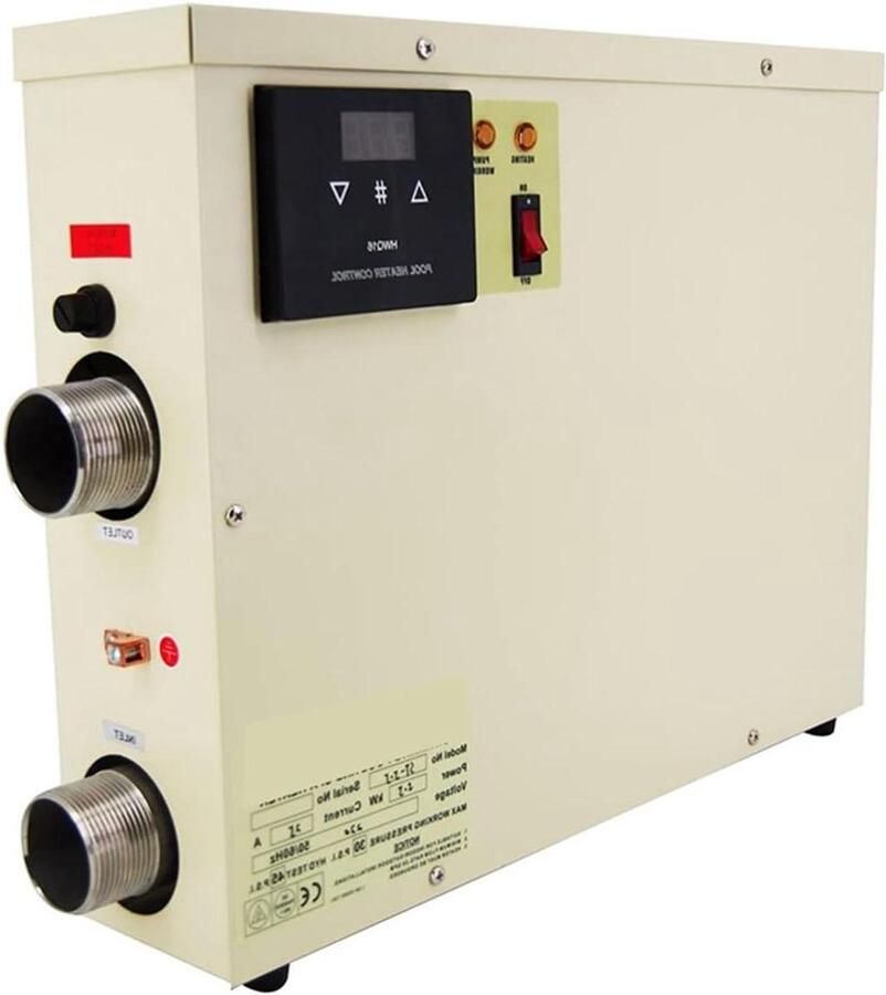 Stoomgenerator Verwarming Waterverwarmer Zwembad Water Opwarmen Digitale Temperatuurweergave 5.5KW One Color
