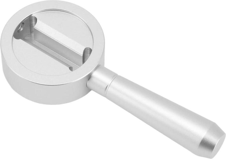 Stoomhendel Koffiezetapparaat Vervangende Knop Koffie Bereiden Ergonomisch Ontwerp Aluminiumlegering Zilver
