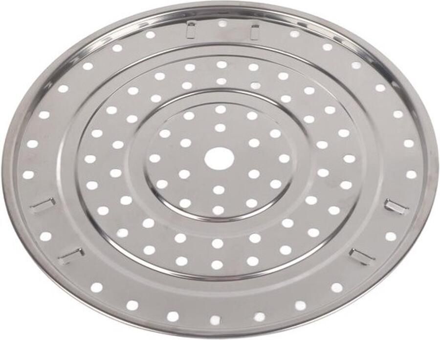 Stoomhouder Kookaccessoires Stoommand Gelijkmatig Verwarmen Verhoogd Beugelontwerp 20-26 cm Zilver