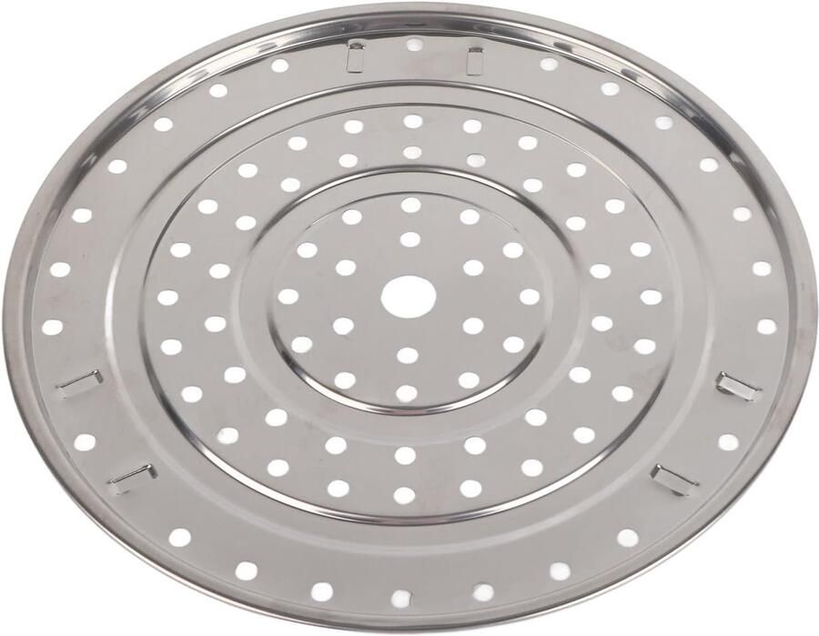 Stoomhouder Kookaccessoires Stoommand Gelijkmatig Verwarmen Verhoogd Beugelontwerp 20-26 cm Zilver