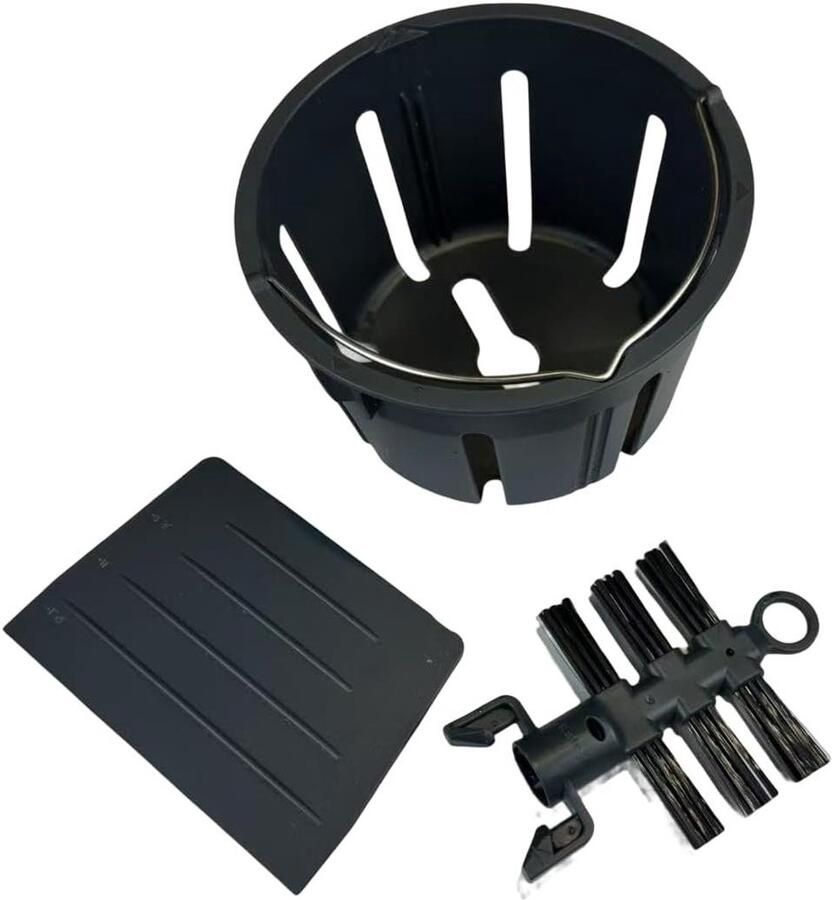 Stoominzet Keukenmachine Kookmand Divider Gescheiden Koken Geïntegreerde Reiniging 18x18x12 cm Grijs