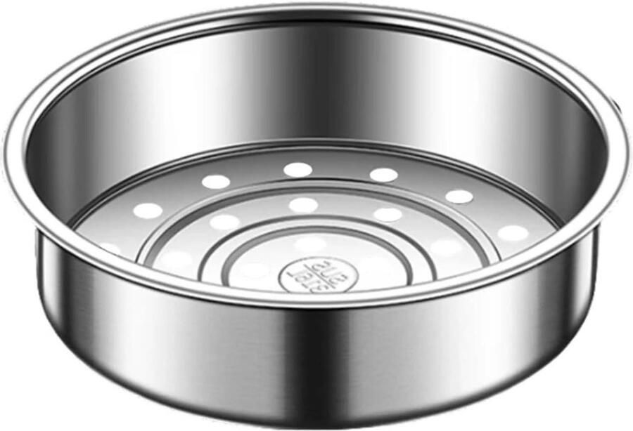 Stoominzet Kookinzet Gezond Koken Roestvrij Staal 22.5 cm Zilverkleurig