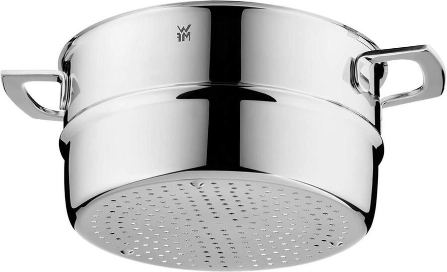 Stoominzet Pan Groente Stomer Gezond Koken Cromargan RVS 16 cm Diameter Zilverkleurig