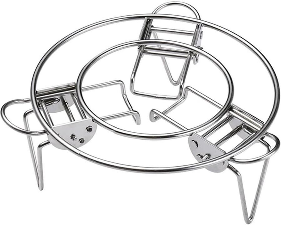 Stoominzet Pan Keuken Accessoire Gezond Koken Verstelbaar Roestvrij Staal 16 tot 24 cm Zilverkleurig