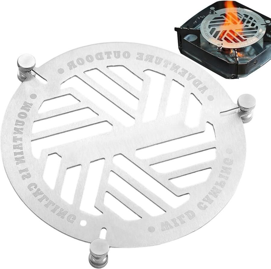 Stoominzet Pan RVS Grillplaat Gerechten Stomen Robuust Roestvrij Staal 15.5 x 14.5 cm Zilverkleurig