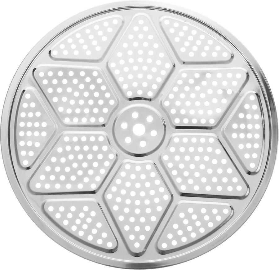 Stoominzet Pan Stoommand Gezond Koken Verdikt RVS 46 cm Zilver