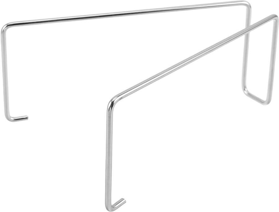 Stoominzet RVS Kookrooster Onderzetter Gezond Koken Stabiele Driepoot 9 cm Hoog Zilver