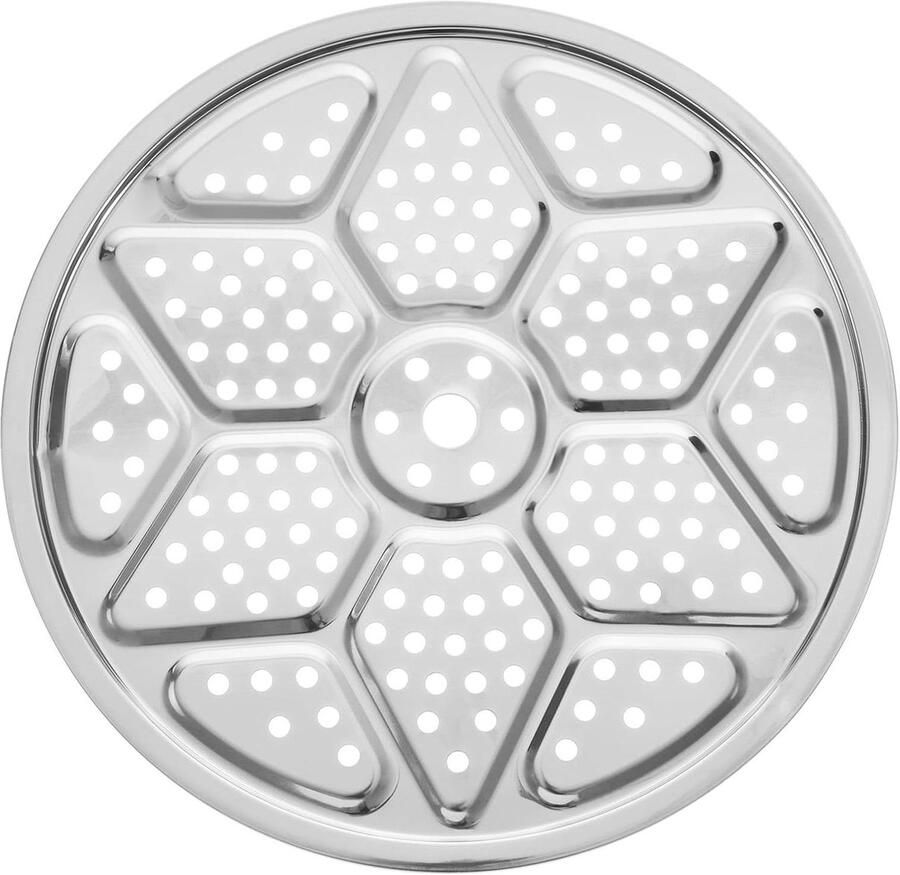 Stoominzet RVS Stoommand Gezond Koken Verdikt Ontwerp 32 cm Zilver