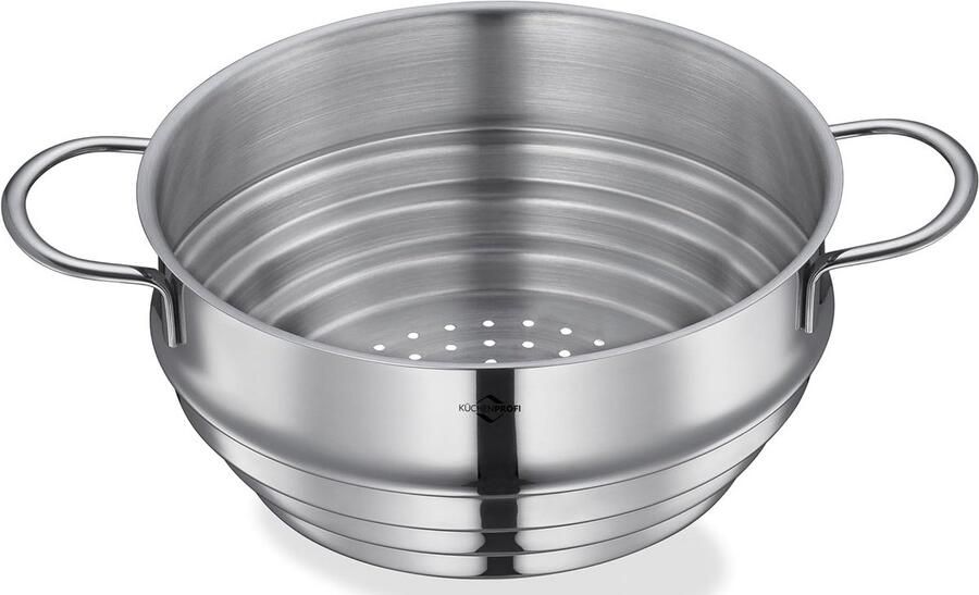 Stoominzet RVS voor Pannen 16-20 cm Vitaminebehoud bij Stomen