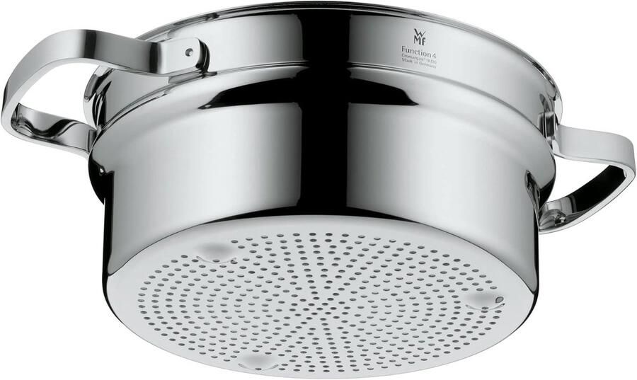 Stoominzet Stoompan Inzet Gezond Koken Hittebestendig 250°C 20 cm Diameter Zilverkleurig