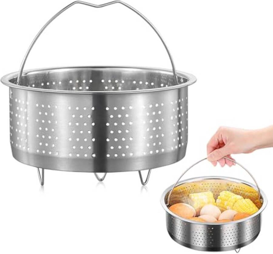 Stoominzet voor Pan 20 cm Roestvrij Staal Zeef voor Groenten en Eieren