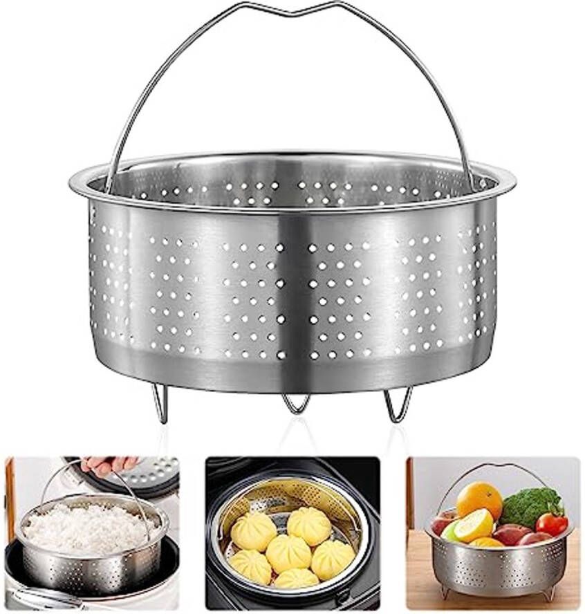 Stoominzet voor Stoompan Roestvrij Staal 18 cm Perfect voor Groenten en Rijst
