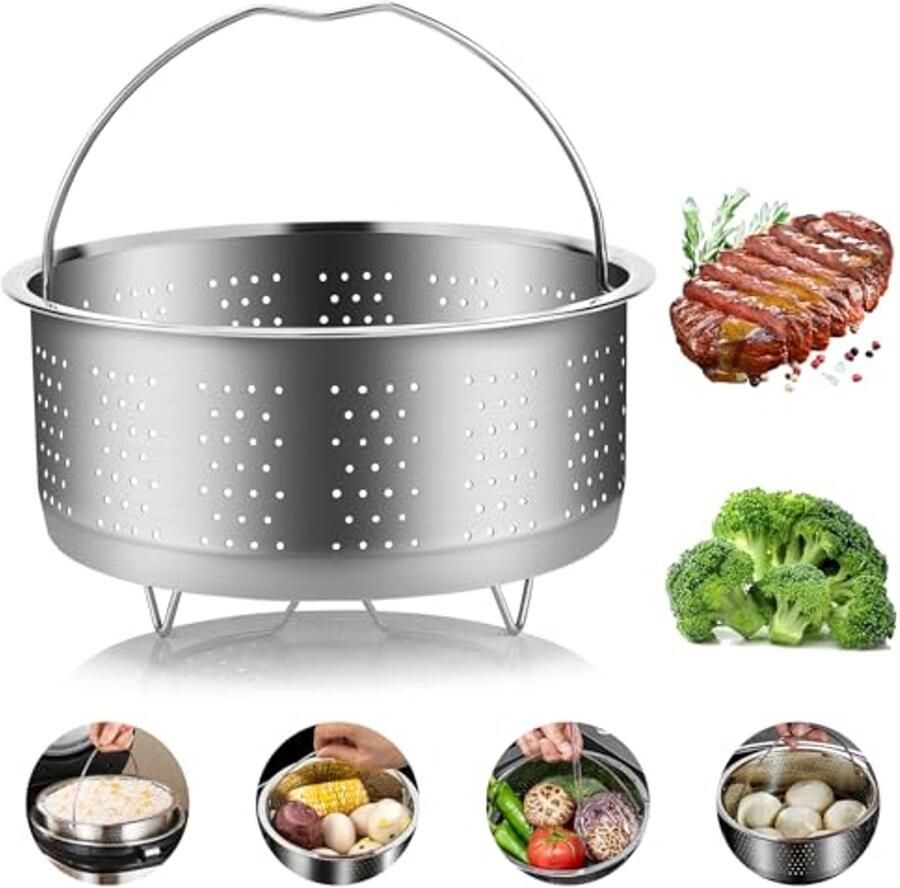 Stoominzetstuk roestvrij staal 304 voor pannen Perfect voor groenten fruit en eieren