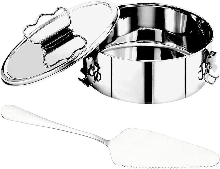 Stoomkoker Roestvrij Staal Stoompan Stoominzet Gezond Koken Antiaanbaklaag 19 x 7.5 cm Zilver