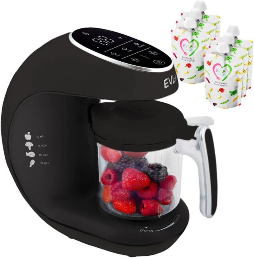 Stoomkoker en Blender voor Babyvoeding Gezonde Zelfgemaakte Maaltijden in Minuten