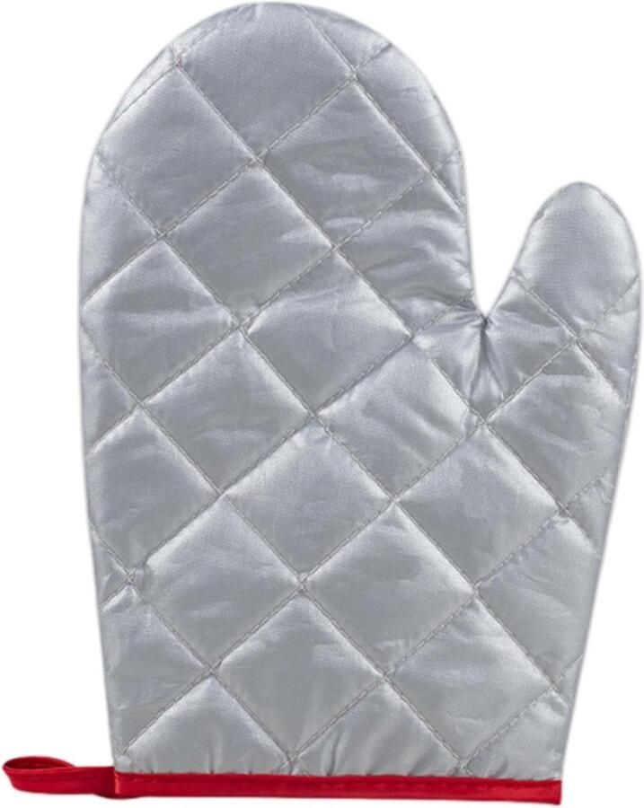 Stoomkoker Handschoenen Beschermende Strijkset Kleding Stomen Hittebestendige Coating 23 x 13 cm Zilver