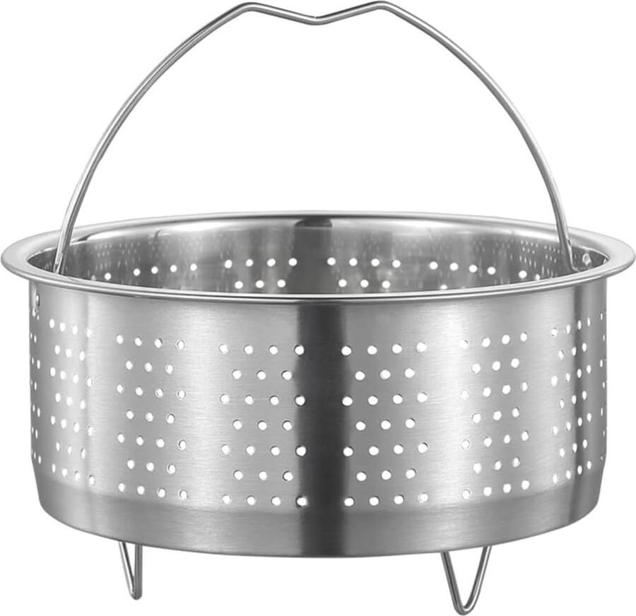 Stoomkoker inzetstuk roestvrij staal stoominzet stoompan pan stoommand roestvrij staal stoompan snelkookpan reserveonderdelen stomer rijst stomer groentestomer (rond: 18 cm)