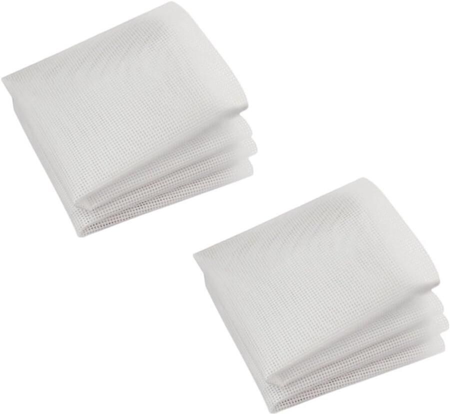 Stoomkoker Matten Siliconen Stoomdoeken Gezond Koken Antiaanbaklaag 2 stuks 54x34cm Wit