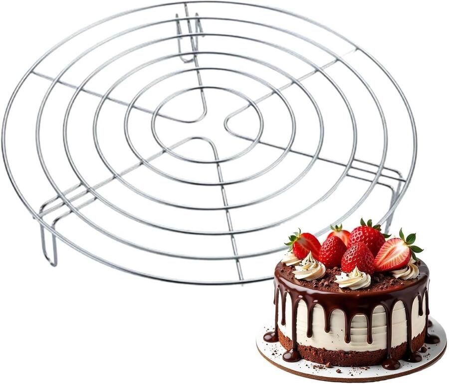Stoomkoker Roestvrij Staal Kookonderzetter Grill Veilig Levensmiddelen Koken Robuust Driehoek Ontwerp 275 cm Zilverkleurig