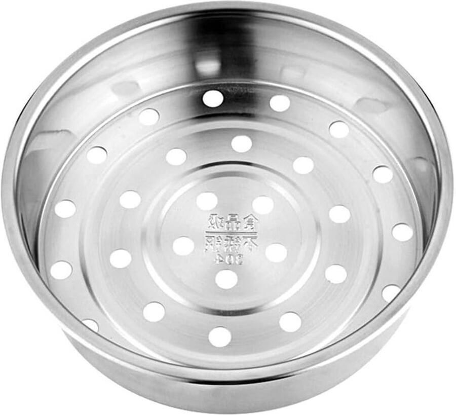 Stoomkoker Roestvrij Staal Stoommand Stoompan Gezond Koken Vaatwasmachinebestendig 20 cm Zilver