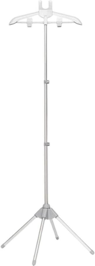Stoomkoker standaard Kledinghanger houder Kleding opfrissen Kantelveilig ontwerp 160 cm hoogte Grijs
