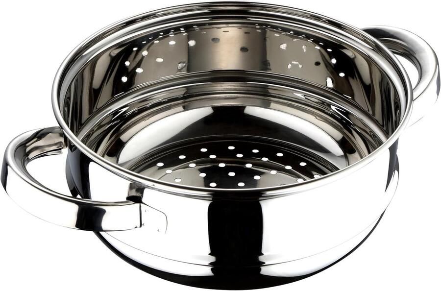 Stoomkoker Stoompan Gezond Koken Duurzaam Roestvrij Staal 24 x 95 cm Zilverkleurig