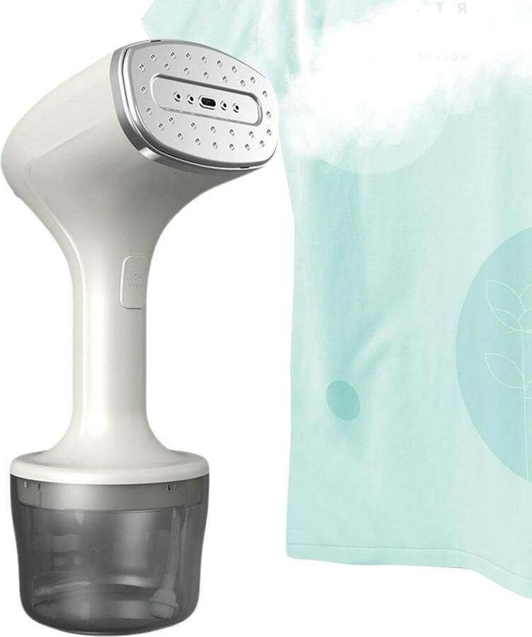 Stoomkoker voor kleding Draagbaar strijkijzer Kreukels verwijderen Automatische uitschakeling 260 ml tank Geel