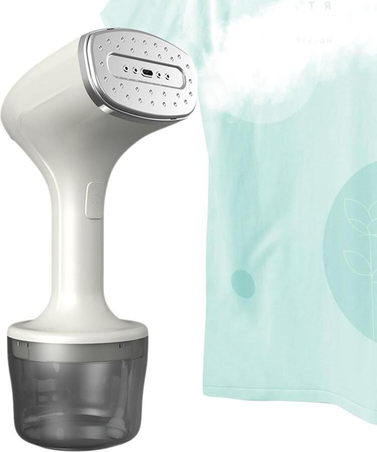 Stoomkoker voor kleding Draagbaar strijkijzer Kreukels verwijderen Automatische uitschakeling 260 ml tank Geel