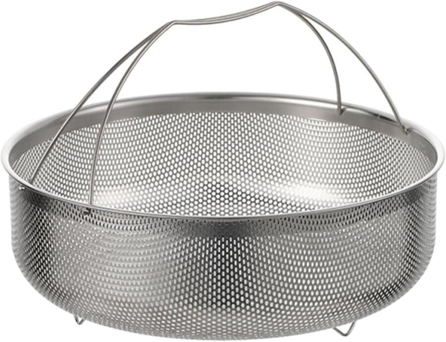 Stoommand Groenten Keuken Accessoire Gezond Koken Roestvrij Staal 21-24 cm Zilverkleurig