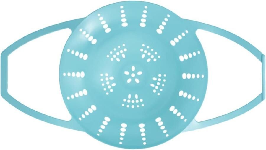 Stoommand Groenten Keukenmand Gezond Koken Hittebestendig Siliconen 35x20cm Blauw
