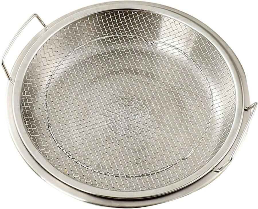 Stoommand Keuken Stoominzet Pot Gezond Koken Antislip Handgreep 24 cm Zilverkleurig