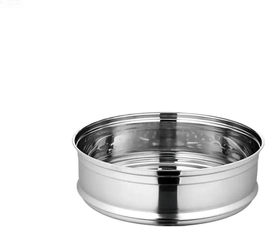 Stoommand Keukengerei Groente Stoominzet Gezond Koken Gestapeld Gebruik 26-32 cm Zilver