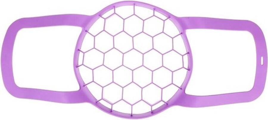 Stoommand Keukenmand Voor voedselbereiding Opvouwbaar siliconen 21 x 21 x 15 cm Paars
