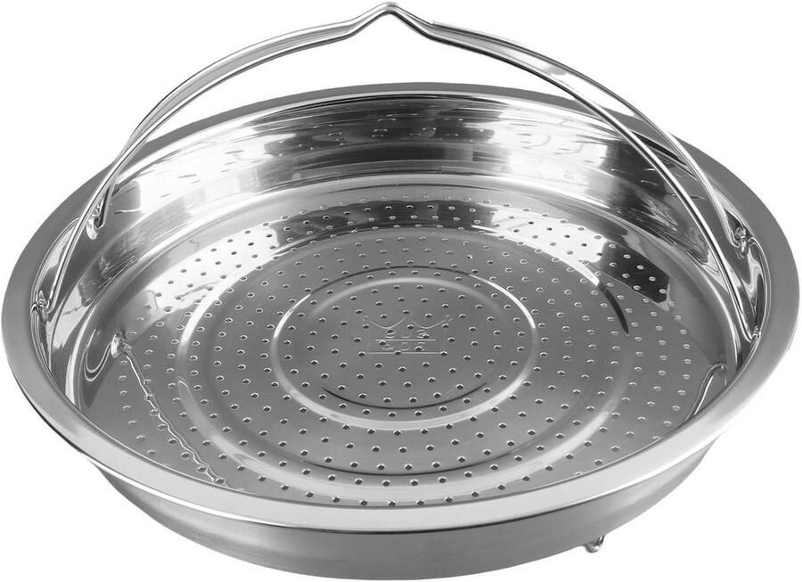 Stoommand Kookmand Gezond Koken Opvouwbare Handgreep Large Zilver