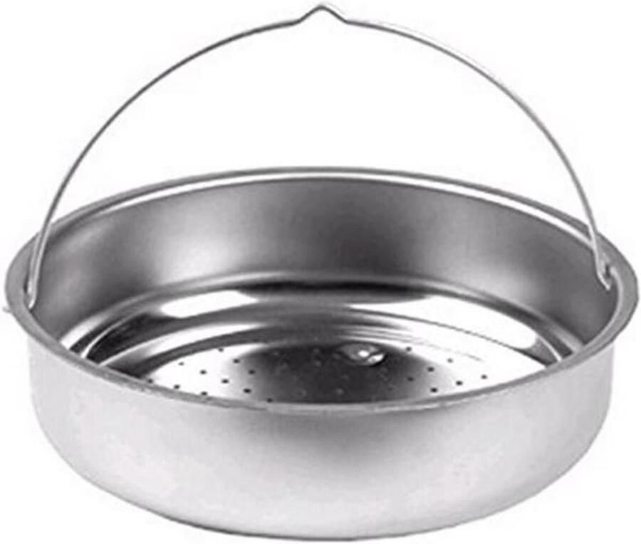 Stoommand Kookmand Gezond Koken Roestvrij Staal 22 cm Zilver